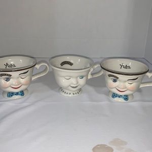 Coffee/cups/tea/baileys/set of 3